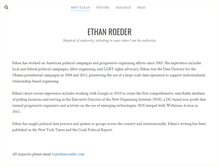 Tablet Screenshot of ethanroeder.com